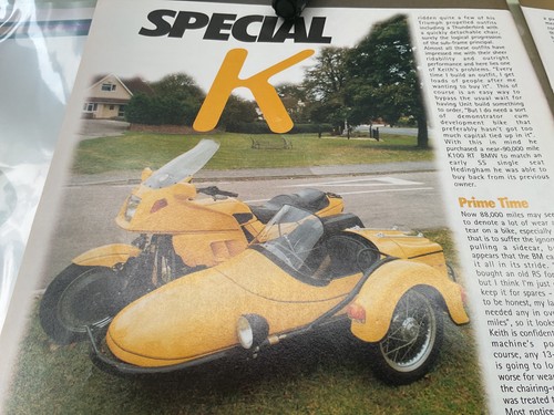 Bmw sidecar charnwood - k1,
