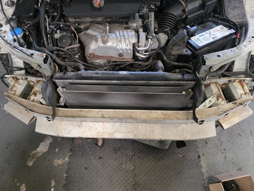 Honda civic mk9 front crash - honda,