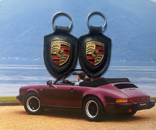 Two genuine porsche - porsche, keyrings