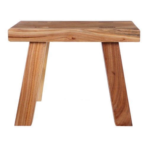 Wood step stool rustic small - wood,