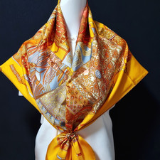 RARE VINTAGE HERMES Silk Scarf