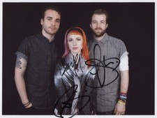 Paramore (Band)  SIGNED Photo 1st Generation PRINT No.'d Ltd + Certificate / 11