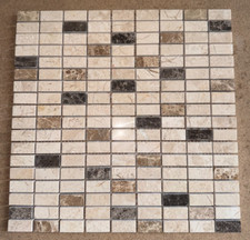 Ivory & Espresso Marble Mix