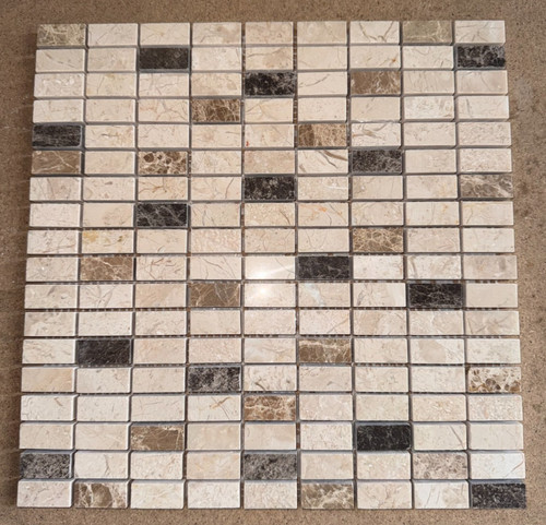 Ivory espresso marble mix - &,