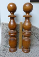 Antique Carved Cannon Ball Top