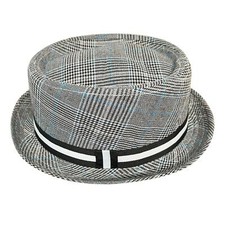 Grey Rude Boy Ska Pork pie Hat