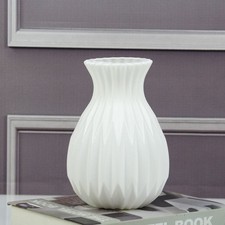 1pc Small Plastic Flower Vase Creative Nordic Decor Home Imitation Ceramic Vase