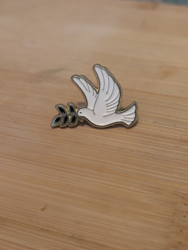 Dove peace pin silicone - dove, pin,