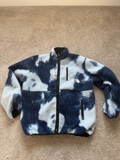 Supreme x North Face Bleached Denim Fleece Jacket Size Medium