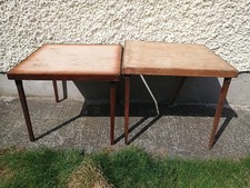 Pair vintage folding wooden - of,