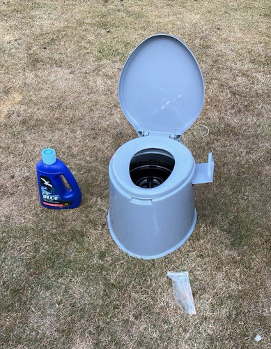 Portable camping toilet - portable,