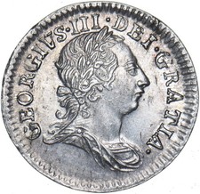 1763 Maundy Fourpence - George