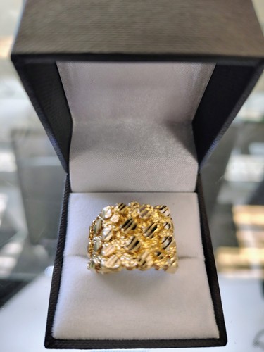 Gold nugget ring 10k - nugget, 11