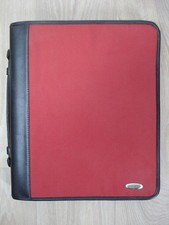 Samsonite A4 Zipped Conference Folder Business Portfolio Faux Leather Document