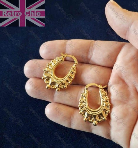 3cm gold 18k - gold, gypsy