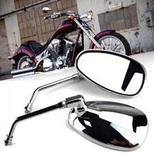 Chrome Motorcycle Mirrors For