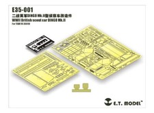ET Model 1/35 E35-001 WWII British Scout Car Dingo Mk.II Photo Etch (for Tamiya)