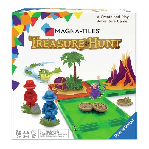 Magna tiles treasure - treasure, hunt
