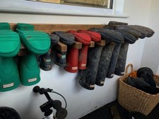 Welly boot rack wall - boot,