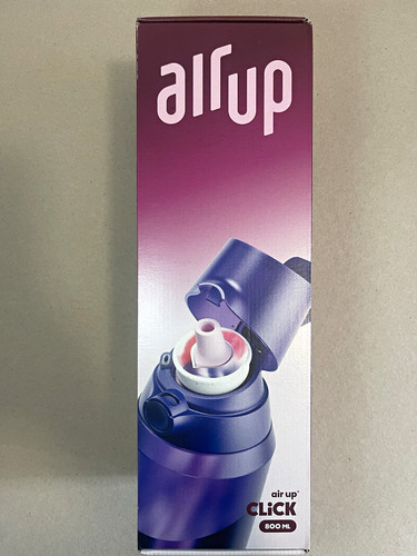 Air click water bottle - up,