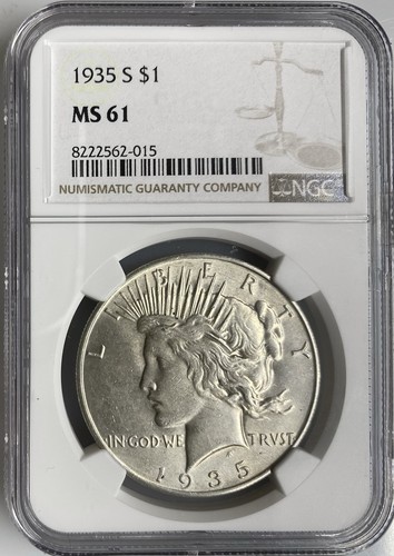 Ngc 1935 us silver - ms,