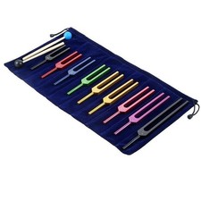 9Pcs Solfeggio Tuning Fork Set