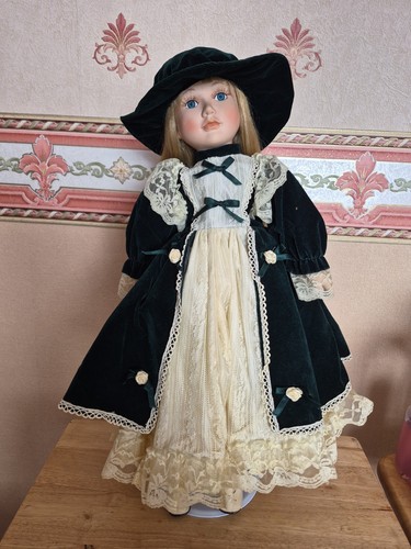 Vintage porcelain doll in - doll,