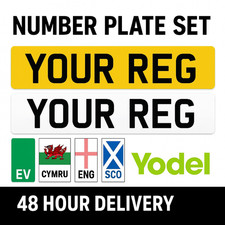 Number Plates UK Premium | 2D | 3D | 4D | 4D Gel | 100% Road / MOT Legal