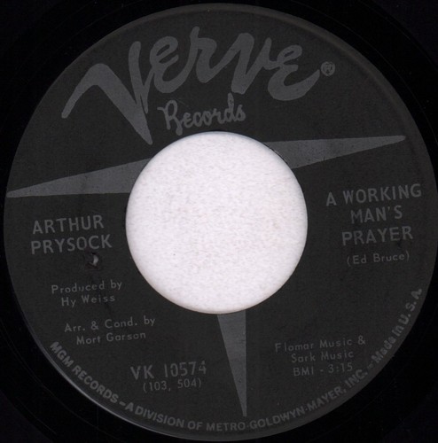 Arthur prysock working man s - working, man's