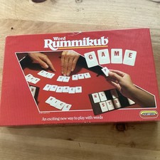  Word Rummikub Board Game - Spears Games - 1990, complete