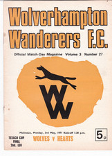 1970 1971 Wolverhampton   v