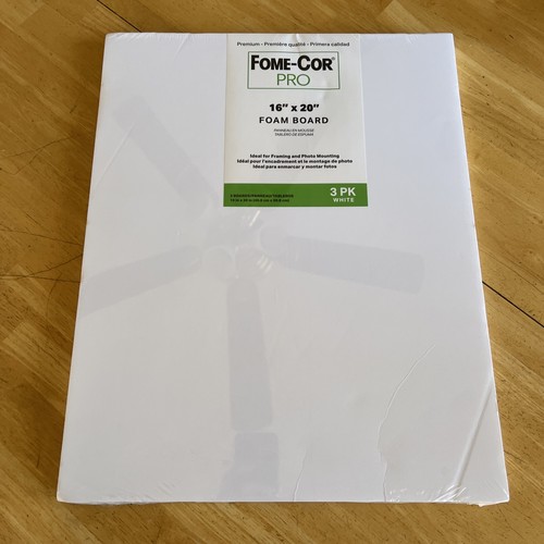 White foam board - white, x