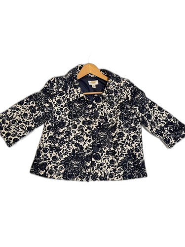 Talbots navy and cream - navy,