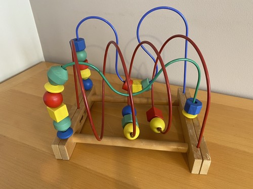 Ikea wooden bead - wooden, maze