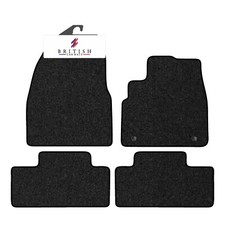 Fits Renault Megane E-Tech 2022-On Tailored Car Floor Mats Black 4Pc With 2Clips