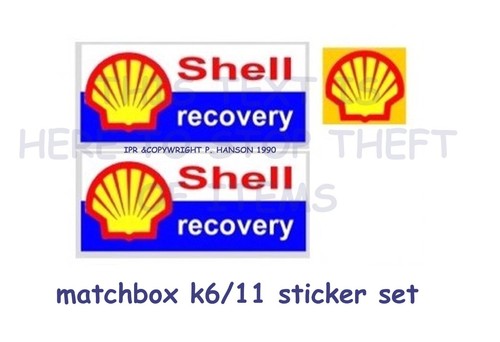 Matchbox sticker set 2 - sticker,