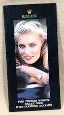 Rolex vintage 1982 brochure - rolex,