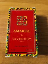 MINIATURE FRAGRANCE BOX  VINTAGE RARE AMARIGE DE GIVENCHY VERY GOOD CONDITION 
