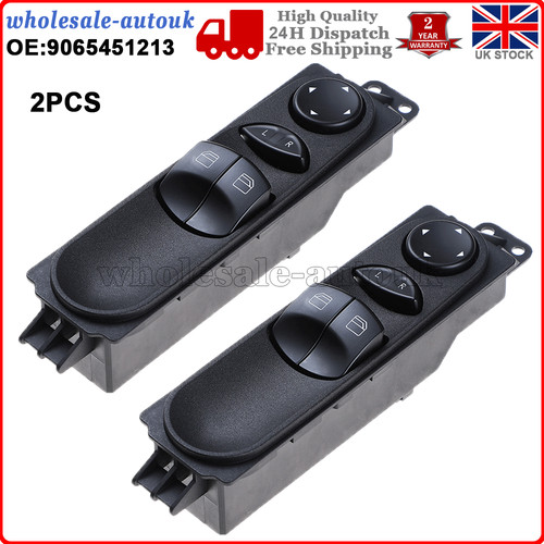 2pcs power window switch - switch, front