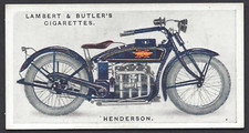 LAMBERT & BUTLER - MOTOR CYCLES - #22 HENDERSON
