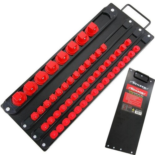 Neilsen 52pc socket rail tray - rail,