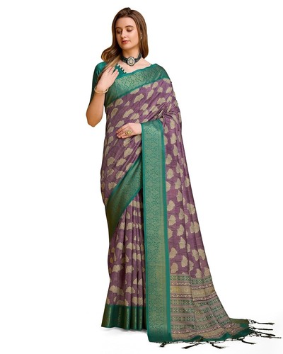 Women cotton silk saree - women's,