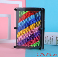 3D Pin Art Rainbow Sculpture