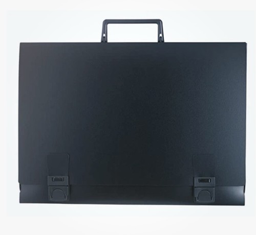Black plastic art case 52x71cm - plastic,