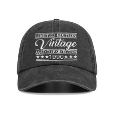 1990-1999 Vintage Dad Hat Embroidered Cotton Cap – 30th 40th 50th Birthday Gift