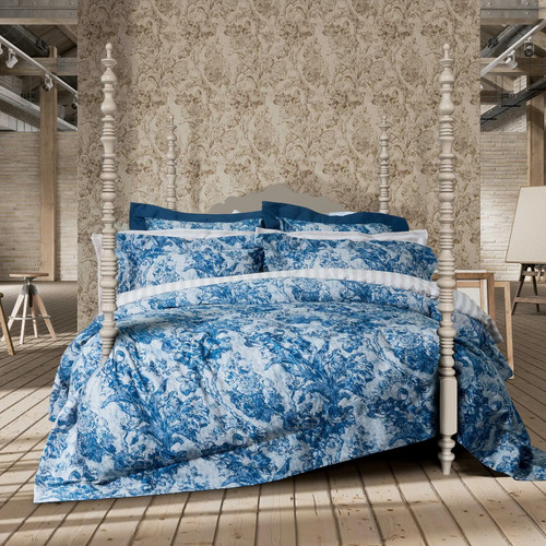 Sanderson fringed tulip toile - tulip,