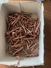  Solid Copper Nails Clout Head Tree Stump Killer Roofing DIY 7 Sizes Available