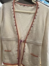 100% CASHMERE CARDIGAN SIZE UK