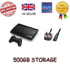 PLAYSTATION 3 PS3 SUPER SLIM 500GB set up tested