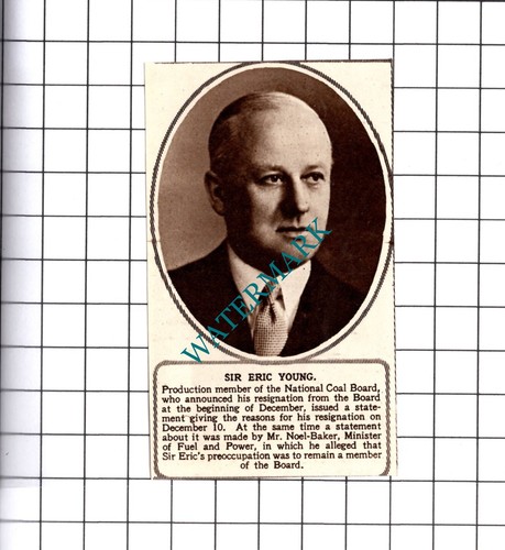 Sir eric young national - sir, coal